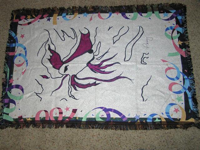 Afghan Art Blanket Throw