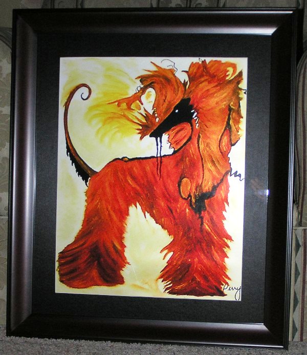 Afghan Oil Print Reproduction Frames